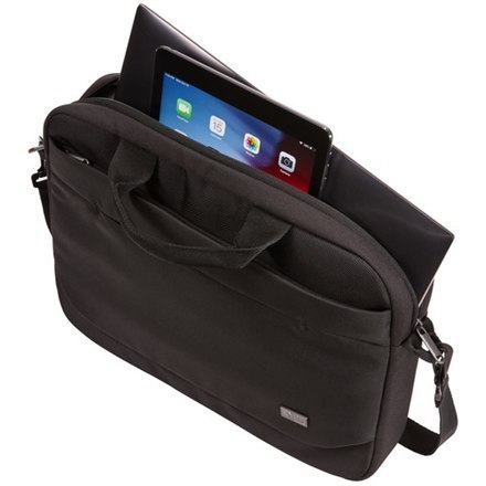 Case Logic | Pasuje do rozmiaru 14 " | Advantage | Messenger - Briefcase | Czarny | Pasek na ramię