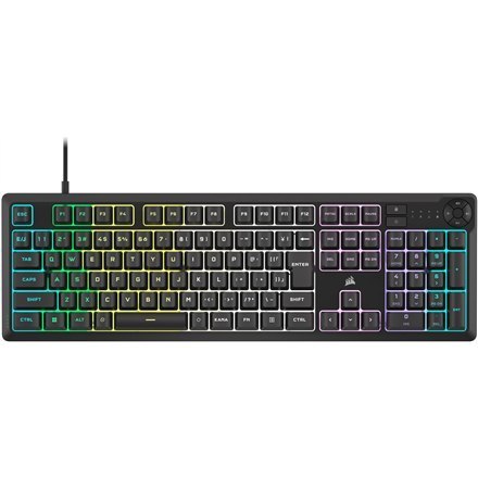 Corsair K55 CORE RGB | Klawiatura dla graczy | Przewodowa | NA | Czarna | USB 2.0 Typ-A