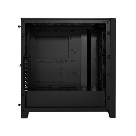 Corsair | Obudowa PC ze szkła hartowanego | iCUE 4000D RGB AIRFLOW | Okno boczne | Czarny | Mid-Tower | Zasilacz w zestawie Nie