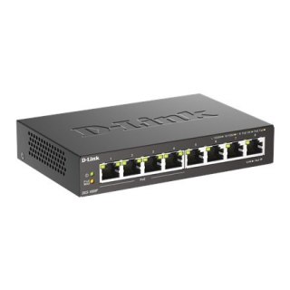 D-Link | 8-portowy przełącznik Gigabit PoE (4xPoE) | DGS-1008P | Niezarządzany | Desktop | Typ zasilania Zewnętrzny