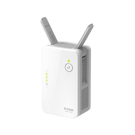 D-Link | Przedłużacz zasięgu Wi-Fi AC1300 | DAP-1620 | 802.11ac | 400+867 Mbit/s | 10/100/1000 Mbit/s | Porty LAN Ethernet (RJ-4