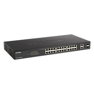 D-Link | Switche zarządzane serii DGS-1100 Gigabit Smart | DGS-1100-26MPV2 | Zarządzanie L2 | Desktop/Rackmountable | Liczba por