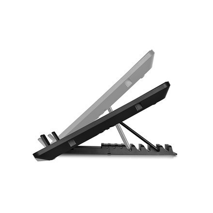 Deepcool | U-Pal | Notebook stand- cooler up to 19" | Black