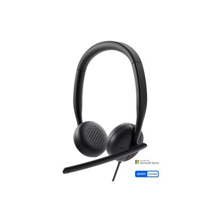 Dell Headset WH3024 Built-in microphone USB-C, USB-A Black