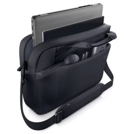 Dell | Pasuje do rozmiaru 15,6 " | Ecoloop Pro Slim Briefcase | Briefcase | Czarny | Pasek na ramię | Wodoodporny