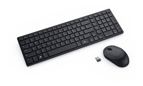 Dell | Silent Keyboard and Mouse | KM555 | Keyboard and Mouse Set | Wireless | US International (QWERTY) | Black | 2.4 GHz, Blue