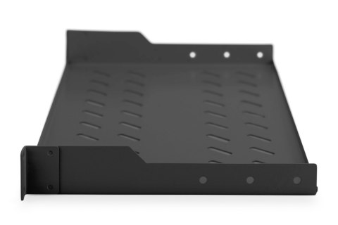 Digitus | Fixed Shelf for Racks | DN-19 TRAY-1-SW | Black | The shelves for fixed mounting can be installed easy on the two fron