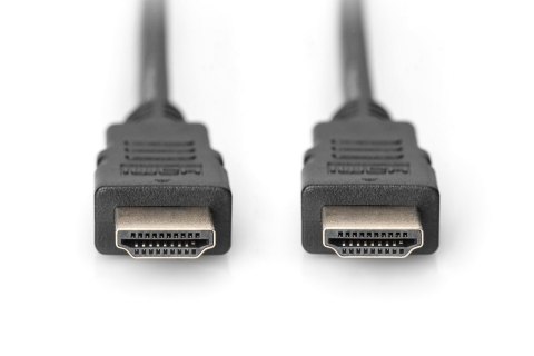 Digitus | HDMI High Speed with Ethernet | Męski | 19-pinowy HDMI typ A | Męski | 19-pinowy HDMI typ A | 3 m | Czarny