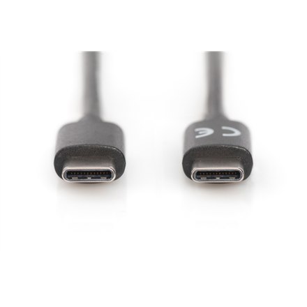 Digitus | Kabel USB-C | Męski | 24-pinowy USB-C | Męski | Czarny | 24-pinowy USB-C | 1,8 m