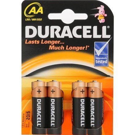 Duracell | AA/LR6 | Alkaliczne podstawowe MN1500 | 4 szt.