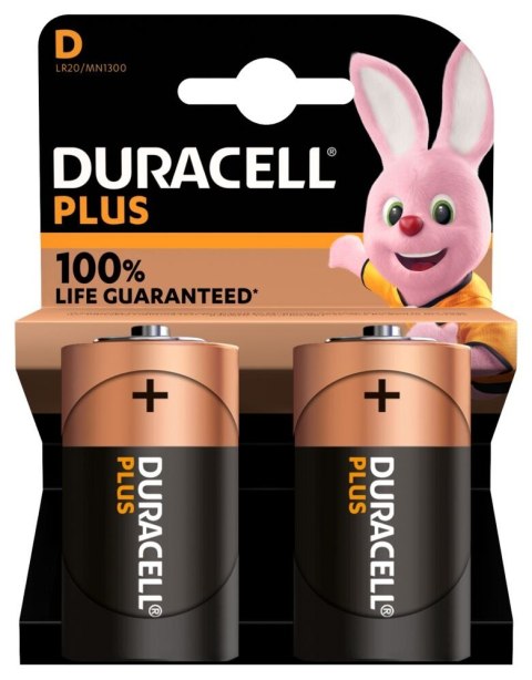 Duracell | D | Alkaline | 2 szt. | Plus MN1300