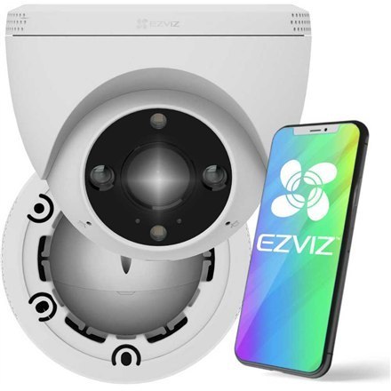 EZVIZ IP camera H4 dome Wi-Fi 3Mpix protection IP67 lens 28mm H.265 IR 30m LED 15m, White