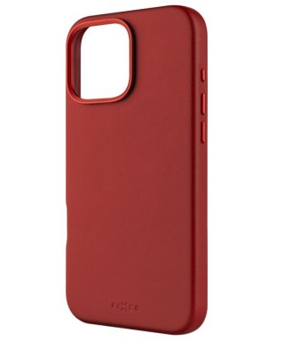 Fixed MagLeather | Back cover | Apple | iPhone 16 Pro Max | Leather | Red