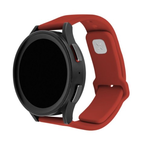 Fixed | Sporty Strap Set with Quick Release 20mm for Smartwatch | 160-235 mm | Red | Silicone