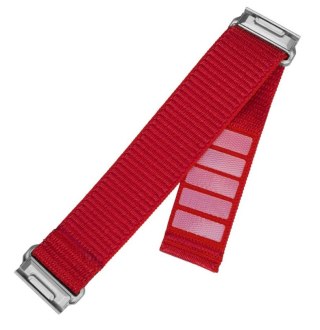 Fixed | Sporty Strap for Garmin QuickFit 22mm | 160-210 mm | Red | Nylon