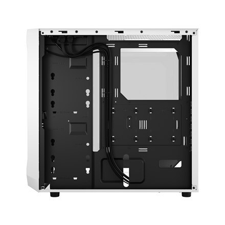 Fractal Design | Focus 2 | Side window | RGB White TG Clear Tint | Midi Tower | Power supply included No | ATX