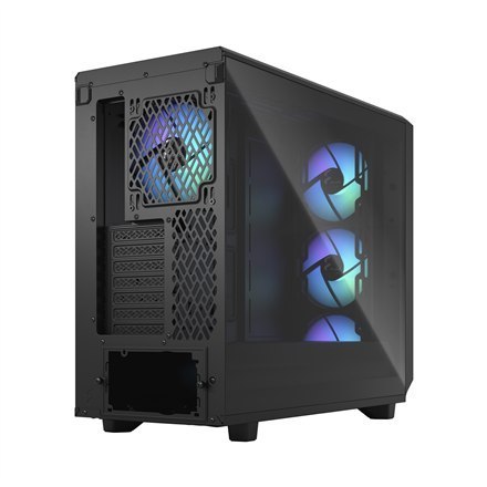 Fractal Design | Meshify 2 Lite RGB TG Light Tint | Side window | Black | E-ATX | Power supply included No | ATX