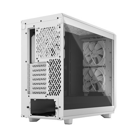 Fractal Design | Meshify 2 Lite TG Clear | Side window | White | E-ATX | Power supply included No | ATX