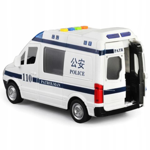 Auto radiowóz Policja otwierane drzwi 1:16 WY590BP