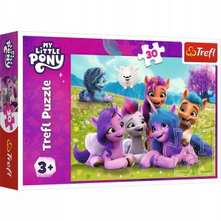 Puzzle Przyjacielskie Koniki Pony 30 elementów Kucyki Pony Trefl 18299