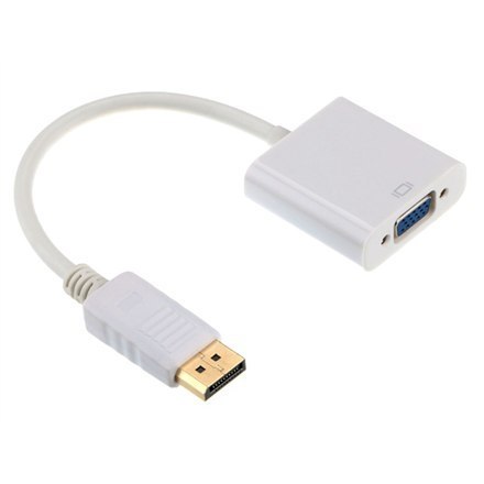 Gembird 15 pin HD D-Sub (HD-15) | żeński | 20 pin DisplayPort | męski | biały | 0,15 m