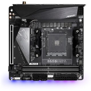 Gigabyte | B550I AORUS PRO AX 1.0 | Processor family AMD | Processor socket AM4 | DDR4 DIMM | Memory slots 2 | Chipset AMD B | M