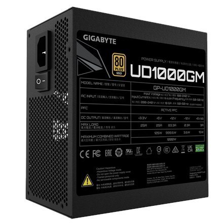 Gigabyte | PSU | GP-UD1000GM | W | 1000 W