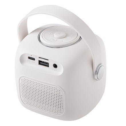 Głośnik karaoke z mikrofonem | AD 1199W | Bluetooth | Biały | Przenośny | Połączenie bezprzewodowe