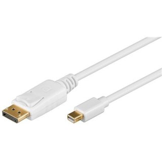 Goobay | Kabel DisplayPort | Męski | Mini DisplayPort | Męski | 20 pin DisplayPort | 2 m | Biały