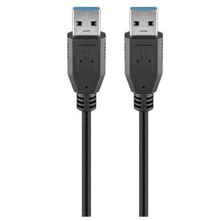 Goobay Kabel USB 3.0 męski typ A do męski typ A 3 m Czarny