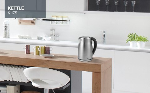 Gorenje | Kettle | K17S | Electric | 2000 W | 1.7 L | Stainless steel | 360° rotational base | Stainless steel