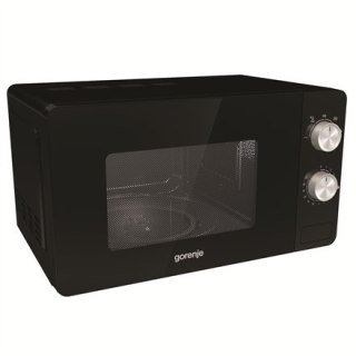 Gorenje | MO20E1B | Kuchenka mikrofalowa | Wolnostojąca | 20 L | 800 W | Czarna