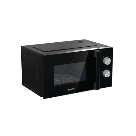 Gorenje | MO20E2BH | Kuchenka mikrofalowa | Wolnostojąca | 20 L | 800 W | Grill | Czarny