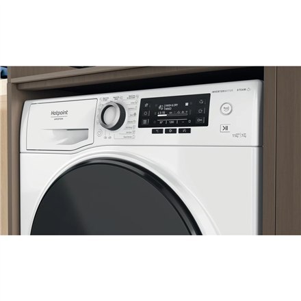 Hotpoint | NDD 11725 DA EE | Pralka z suszarką | Klasa efektywności energetycznej E | Ładowana od frontu | Pojemność prania 11 k