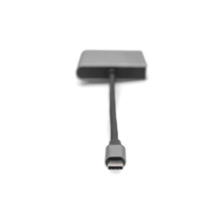 Kabel adaptera wideo Digitus | 19-pinowy HDMI typu A | żeński | 24-pinowy USB-C | męski | gwiezdna szarość