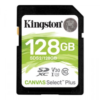 Kingston | Canvas Select Plus | 128 GB | SDHC | Pamięć flash klasy 10