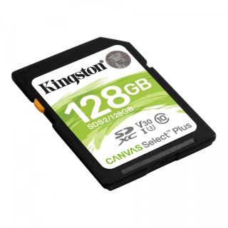 Kingston | Canvas Select Plus | 128 GB | SDHC | Pamięć flash klasy 10