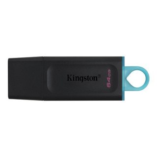 Kingston | GB | DataTraveler Exodia USB Flash Drive | 64 GB | USB 3.2 Gen 1 | Czarny/Niebieski