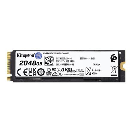 Kingston KC3000 2048GB PCIe 4.0 SSD