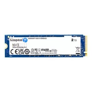 Kingston SSD | NV3 | 2000 GB | SSD form factor M.2 2280 | Solid-state drive interface PCIe NVMe Gen 4.0 (x4) | Read speed 6000 M