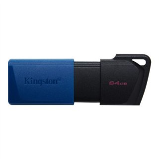 Kingston | USB 3.2 Flash Drive | DataTraveler Exodia M | 64 GB | USB 3.2 | Czarny/Niebieski