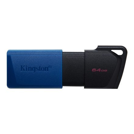 Kingston | USB 3.2 Flash Drive | DataTraveler Exodia M | 64 GB | USB 3.2 | Czarny/Niebieski