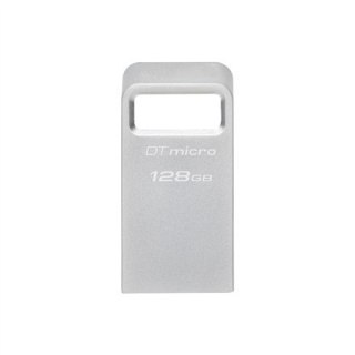 Kingston | USB 3.2 Flash Drive | DataTraveler micro | 128 GB | USB 3.2 | Silver