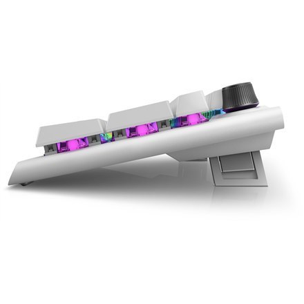 Klawiatura do gier Dell Alienware Tri-Mode AW920K bezprzewodowa z podświetleniem RGB LED, US, Lunar Light, Bluetooth, klawiatura