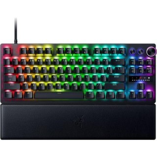 Klawiatura do gier Razer Huntsman V3 Pro Tenkeyless, Przewodowa, Nordic, Czarna, Optyczna Analogowa