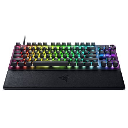 Klawiatura do gier Razer Huntsman V3 Pro Tenkeyless z technologią Analog Optical - przewodowa, układ US, kolor czarny