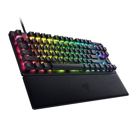 Klawiatura do gier Razer Huntsman V3 Pro Tenkeyless z technologią Analog Optical - przewodowa, układ US, kolor czarny