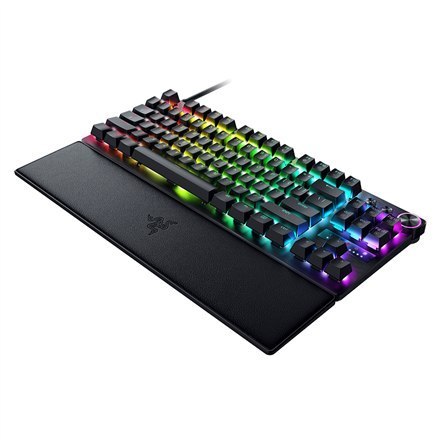 Klawiatura do gier Razer Huntsman V3 Pro Tenkeyless z technologią Analog Optical - przewodowa, układ US, kolor czarny