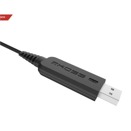 Koss | CS195 USB | Słuchawki | Przewodowe | Nauszne | Mikrofon | Czarne