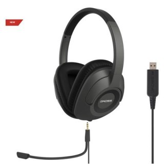 Koss | SB42 USB | Headphones | Wired | On-Ear | Microphone | Black/Grey